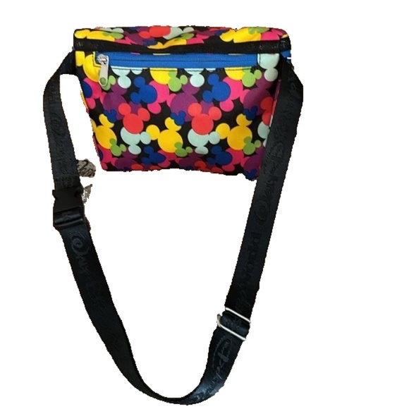 Walt Disney world Mickey Vibrant Colored belt bag 9 x 7 New - Picture 1 of 3